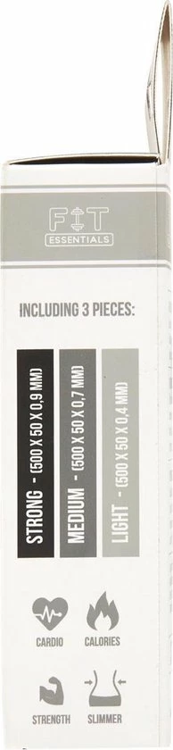 Uitgang ✨ Fit Essentials - Weerstandsbanden – Set Van 3 Resistance Banden – Fitness Banden Voor Cardio - Zwart 👍 6 Uitgang ✨ Fit Essentials - Weerstandsbanden – Set Van 3 Resistance Banden – Fitness Banden Voor Cardio - Zwart 👍 - Afbeelding 4