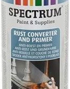 Beste Verkoop ❤️ Spectrum Anti-roest Spray En Primer | Transparant | Spuitbus | Roest | 300ml ✨