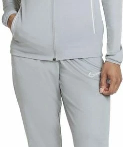 Beste deal 🤩 Nike Nike Dri-FIT Academy 21 Trainingspak - Maat L - Vrouwen - Lichtgrijs - Wit 👍