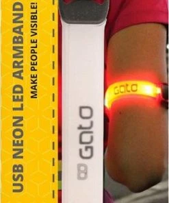 Goedkoop ๐งจ Gato Sports - Neon Led Armband USB - Groen ๐