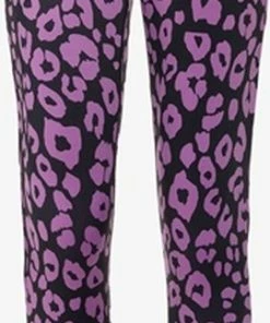 Uitgang 😍 Osaga Meisjes Sportlegging Met Luipaardprint - Paars - Maat 128 💯
