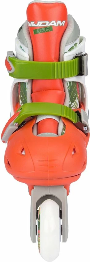 Beste deal 🛒 Nijdam Inlineskates Junior Verstelbaar - Hardboot - Jungle - Perzik/Groen/Wit - 27-30 👏 4 Beste deal 🛒 Nijdam Inlineskates Junior Verstelbaar - Hardboot - Jungle - Perzik/Groen/Wit - 27-30 👏 - Afbeelding 2