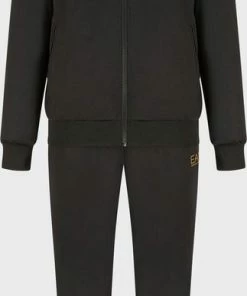 Korting 🛒 Emporio Armani EA7 Train Core ID Trainingspak - Maat XL - Mannen - Zwart - Goud 👍 -Nijdam Shop 323x840 3