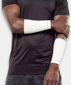 Aanbiedingen 💯 Artefit Compressie Arm Sleeves – Unisex – 4x Langer Compressie - S - White 🤩 -Nijdam Shop 382x840 1