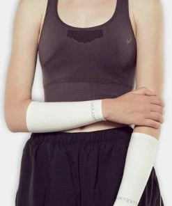 Aanbiedingen 💯 Artefit Compressie Arm Sleeves – Unisex – 4x Langer Compressie - S - White 🤩