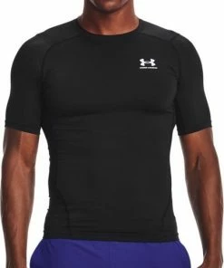 Goedkoopste 🧨 Under Armour UA HG Armour Comp SS Heren Sportshirt - Maat M 😍 -Nijdam Shop 430x840 3