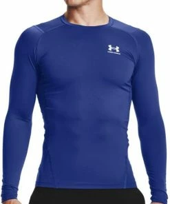 Top 10 🎁 Under Armour Mannen Long Sleeve Sportshirt - Blauw - Maat 2XL ✔️ -Nijdam Shop 443x840