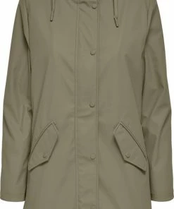 Goedkoop 😀 ONLY ONLSALLY RAINCOAT CC OTW Dames Jas - Maat M ⭐
