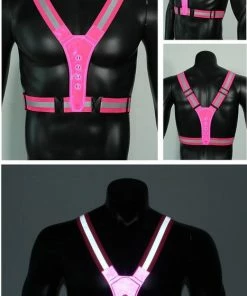 Beste Verkoop ???? TrueLogic Alpha Hardloopvest Met Verlichting - Hardloopvest Neon Roze - Reflecterend Vest - One Size Fits All ???? -Nijdam Shop 467x840