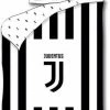Goedkoop 🔔 Juventus FC Juventus Logo - Dekbedovertrek - Eenpersoons - 140 X 200 Cm - Zwart Wit 🥰