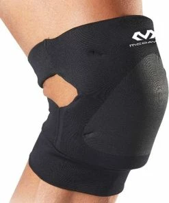 Beste Verkoop 😉 McDavid Volleybal Deluxe Knie Beschermer - Small - Zwart 🔥
