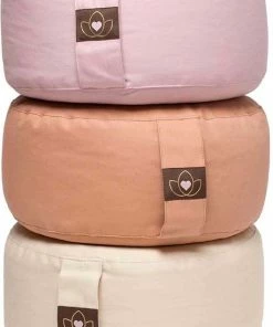 Korting 🎉 Lotus - Superyoga Meditatiekussen Eco Oudroze Rond - Lotus | Yoga Kussen 😍 -Nijdam Shop 530x840 5