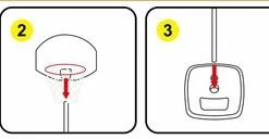 Goedkoopste 🔥 Dunlop Mini-basketbalset - Basketbalstandaard, Basketbal En Pomp - 117 Cm Hoog ✨ -Nijdam Shop 550x128