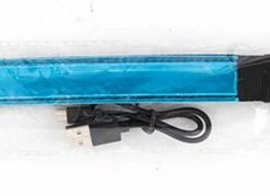 Beste Verkoop 👍 Chibaa OPLAADBAAR LED LIGHNTNING BAND BLAUW| 3 Standen | Reflecterende Hardloop Verlichting - Hardloop | Running Safety Led Light/ Reflecterende Armband Led / Veiligheidsverlichting/ Hardloop Verlichting/ USB OPLAADBAAR / Sportarmbanden| 🌟 -Nijdam Shop 550x179