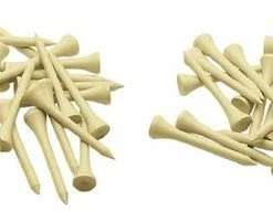 Uitgang 🎁 XQ Max Houten Golftees Naturel 54mm - 2 1/8 Inch (100 Stuks) ⭐