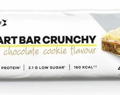 Top 10 🔥 Body & Fit Smart Bars Crunchy - Proteïne Repen / Eiwitrepen - Witte Chocolade & Cookies - 12 Eiwitrepen 🎁 -Nijdam Shop 550x197 1