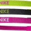 Beste Verkoop ✨ Nike Elastic Hairbands 3Pk Haarbandjes Unisex - Vol/Bla/Pin 🌟 -Nijdam Shop 550x228