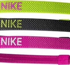 Beste Verkoop โจ Nike Elastic Hairbands 3Pk Haarbandjes Unisex - Vol/Bla/Pin ๐