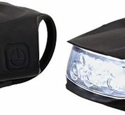 Promo 💯 JML Commerce Deluxe 5 Leds Fietsverlichting-set - Voorlicht En Achterlicht - Siliconen Set Van 2 - Fiets Verlichting Voorlamp En Achterlamp Verlichtingsset - Fietslampjes Kinderen - Fietsverlichtingsset - Waterdicht - Racefiets Verlichting ✨