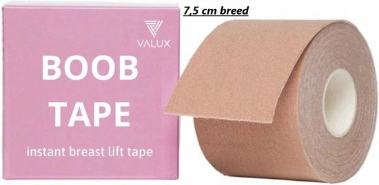Begroting ๐ Merkloos Boob Tape Set - 7,5 Cm Breed 5 Meter Lang - Push Up Bra - Fashion Tape - BH Tape - Plak BH - BH Accessoire ๐ฏ 3 Begroting ๐ Merkloos Boob Tape Set - 7,5 Cm Breed 5 Meter Lang - Push Up Bra - Fashion Tape - BH Tape - Plak BH - BH Accessoire ๐ฏ