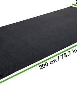 Promo ✨ Tunturi Hardloopband Mat - Vloerbeschermmat - 200 X 95 X 0,5 Cm - Zwart 😀 -Nijdam Shop 550x277 1