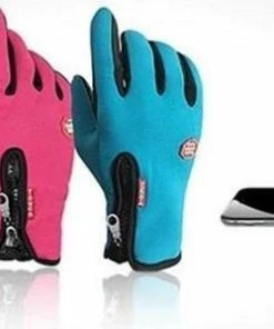 Goedkoop 👏 Merkloos Waterafstotend & Windproof Thermische Touchscreen Handschoenen I Blauw I Maat XL 👍 -Nijdam Shop 550x299 2