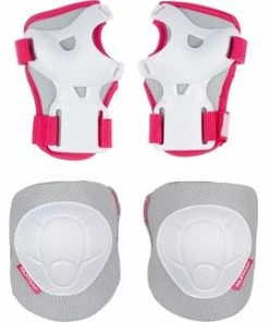 Top 10 ⭐ Nijdam Skate Beschermset Kinderen - White Out - Wit/Fuchsia - L 👍