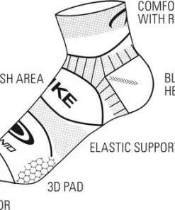 Hete verkoop 🎉 Avento Wielrensokken Met Climayarn - Zwart/Fluorgeel - 39-42 🥰 -Nijdam Shop 550x328