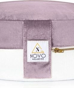 Kopen โจ NOVO Wellbeing Meditatiekussen | Yoga Kussen | Boekweit | Paars ๐