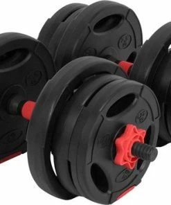 Beste Pirce 👍 XQ Max 20 Kg Dumbbell & Barbell - 3-in- 1 - Verstelbaar MET Stang 🔥 -Nijdam Shop 550x356 7
