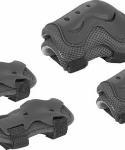 Beste deal 😉 Rebel Electro Rebel ZAB0123B - Beschermingsset Voor Skaten En Steppen, Grijs/blauw 👍 -Nijdam Shop 550x358 1