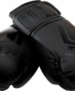 Gloednieuw 💯 Knockout Gear Bokshandschoenen - Zwart - 16 Oz 😀 -Nijdam Shop 550x361 3