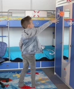 Goedkoopste 🔥 Dunlop Mini-basketbalset - Basketbalstandaard, Basketbal En Pomp - 117 Cm Hoog ✨ -Nijdam Shop 550x366 5