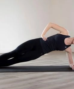 Hete verkoop 🔔 AJ-Sports Yoga Mat - Fitness Mat - Sport Mat - Trainingsmat - Anti Slip - Inclusief Draagtas - Zwart - Yoga - Pilates - Fitness - 183 X 61 X 1 Cm 😍 -Nijdam Shop 550x366 51