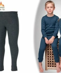 Top 10 ✔️ Therma -Tec Heat Essentials - Thermokleding Kinderen - ThermoBroek - 152-164 - Antraciet Grijs - Thermo Ondergoed - Thermo Legging - Thermo Broek 😉