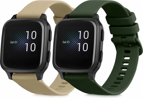 Coupon ๐งจ Kwmobile 2x Armband Voor Garmin Venu Sq Music / Sq - Bandjes Voor Fitnesstracker In Donkergroen / Beige ๐ 3 Coupon ๐งจ Kwmobile 2x Armband Voor Garmin Venu Sq Music / Sq - Bandjes Voor Fitnesstracker In Donkergroen / Beige ๐