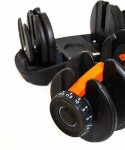 Groothandel 🤩 Magnify® Verstelbare Dumbbell - Gewichten - Kunststof - 24 KG - 1 Dumbbell ✔️ -Nijdam Shop 550x379
