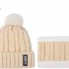 Top 10 🤩 San Vitale® - Muts En Col-Sjaal - Beanie Muts - Gebreid - Warme Muts - Wintermuts - Gevoerd Wol - Beige 👏 -Nijdam Shop 550x411 1