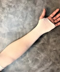 Top 10 👍 Daily Accessoires Armwarmers - Arm Sleeve - Arm Sleeve Voor Dames En Heren - Polswarmers - Armwarmers Dames Duimopening - Wit - 2 Stuks - Unisex ✔️