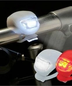 Gloednieuw 🤩 Silicone Safe Bike Light Fietsverlichting Set LED - Waterproof - Silicone 👏