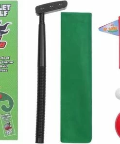 Nieuw ✨ LOUZIR Toilet Golf - Golfspel Toilet - WC Spel - Toilet Pret -Trainingsmaterialen - Mini Golfset - Spellen - Sport Speelgoed - Putting - Mini Golfset - Golf Accessoires - Golftrainingsmateriaal - Trainingsmaterialen 🥰 -Nijdam Shop 550x428 2