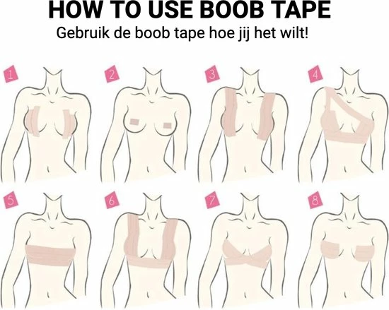 Beste deal ๐ ProductPlanet Premium Boob Tape - Inclusief 2 Silicone Nipple Covers + 4 Satijn Nipple Covers - Plak BH - 7,5 Cm X 5 Meter - Geschikt Voor Cup A Tot En Met F - Fashion Tape - BoobTape - Sandy / Roze โจ 7 Beste deal ๐ ProductPlanet Premium Boob Tape - Inclusief 2 Silicone Nipple Covers + 4 Satijn Nipple Covers - Plak BH - 7,5 Cm X 5 Meter - Geschikt Voor Cup A Tot En Met F - Fashion Tape - BoobTape - Sandy / Roze โจ - Afbeelding 5