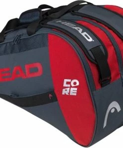 Kopen 🌟 Head Core Padeltas Combi Racketbag - Rood-Grijs 🛒