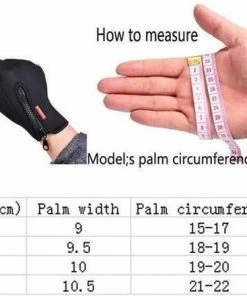 Goedkoop 👏 Merkloos Waterafstotend & Windproof Thermische Touchscreen Handschoenen I Blauw I Maat XL 👍 -Nijdam Shop 550x440