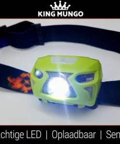 Gloednieuw 🎁 King Mungo KMHL020 LED Hoofdlamp - Oplaadbaar - Waterdicht 🎉 -Nijdam Shop 550x444 1