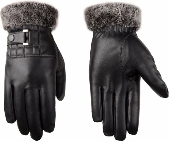 Kopen ๐ Sitna Winter Fleece Handschoenen Touchscreen Finger Tips - Anti-Slip Touchscreen Handschoenen - Winddicht Leren Handschoen Met Fleece Voering - One-Size - Zwart โ 3 Kopen ๐ Sitna Winter Fleece Handschoenen Touchscreen Finger Tips - Anti-Slip Touchscreen Handschoenen - Winddicht Leren Handschoen Met Fleece Voering - One-Size - Zwart โ