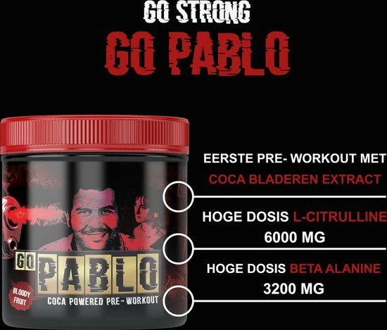 Aanbiedingen ๐คฉ GoPablo Nutrition Pre-Workout Bloody Fruit - Max 40 Doseringen โญ 5 Aanbiedingen ๐คฉ GoPablo Nutrition Pre-Workout Bloody Fruit - Max 40 Doseringen โญ - Afbeelding 3