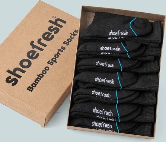 Promo ๐งจ 7 Paar ๐ Shoefresh Bamboe Sportsokken Dames - Maat 39-42 – Zwart – Naadloze Sokken ๐ 9 Promo ๐งจ 7 Paar ๐ Shoefresh Bamboe Sportsokken Dames - Maat 39-42 – Zwart – Naadloze Sokken ๐ - Afbeelding 7