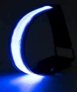 Beste Verkoop 👍 Chibaa OPLAADBAAR LED LIGHNTNING BAND BLAUW| 3 Standen | Reflecterende Hardloop Verlichting - Hardloop | Running Safety Led Light/ Reflecterende Armband Led / Veiligheidsverlichting/ Hardloop Verlichting/ USB OPLAADBAAR / Sportarmbanden| 🌟 -Nijdam Shop 550x476