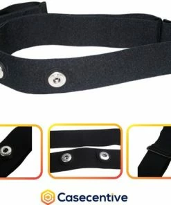 Kopen 😍 Casecentive Universele Borstband Wahoo TICKR / Polar / Garmin Zwart 🌟